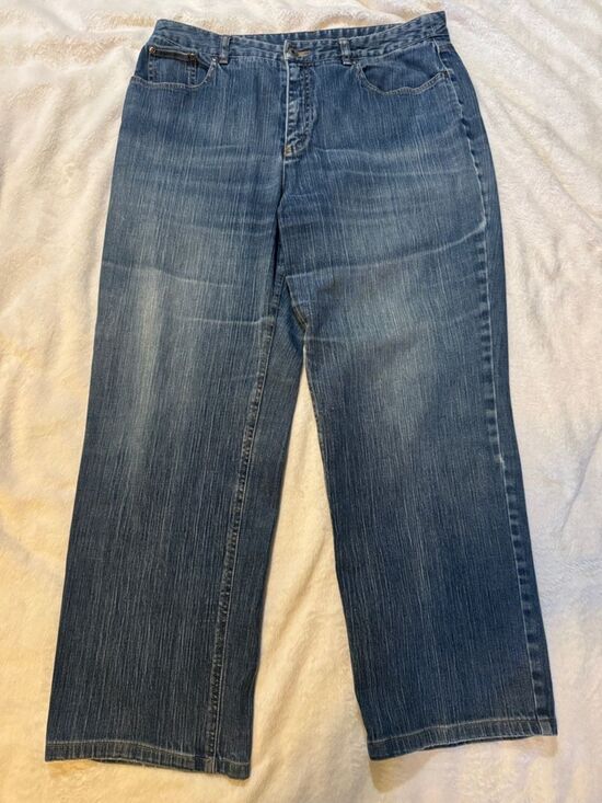 Talbots Denim - Talbots Stretch Blue Denim Jeans Size 16